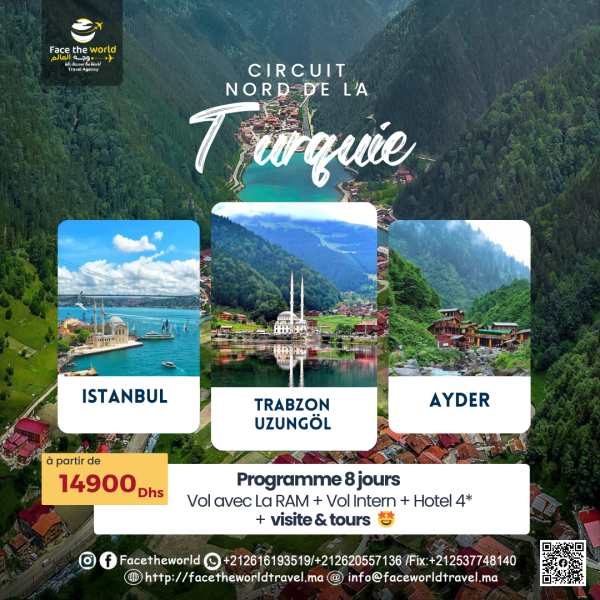 Circuit nord de la turquie Summer 2025